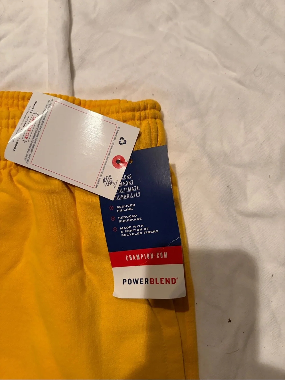 Champion Men's Golden Yellow Athletic Shorts